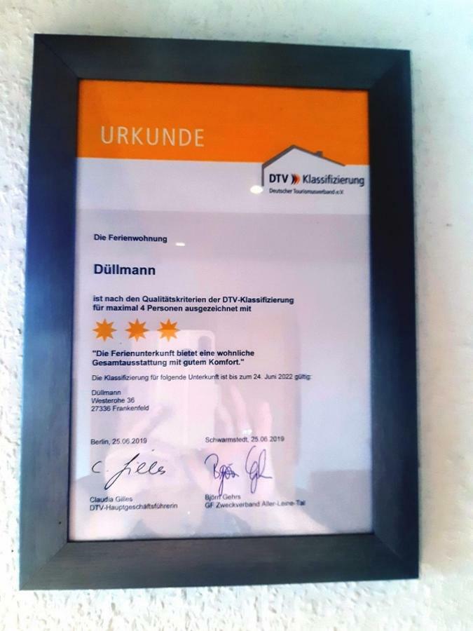 Ferienwohnung Jagoda In Der Lueneburger Heide Frankenfeld Екстериор снимка